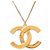 Chanel Coco Mark Gliederkette mit Anhänger Golden - Ansicht 2