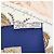 Hermès Sciarpa Hermes Carre 90 Courbettes et Cabrioles Bianco Blu - vista 5