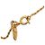 Collana con pendente Coco Mark placcato oro Chanel D'oro - vista 5
