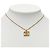 Collana con pendente Coco Mark placcato oro Chanel D'oro - vista 7