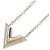 Collana con pendente Essential V Louis Vuitton Argento
