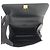 Borsa a tracolla Chanel in pelle di vitello martellata nera Nero - vista 5