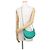 Borsa Hobo Chanel Small in matelassé verde - vista 4