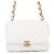 Borsa a tracolla con catena bianca Chanel Bianco