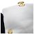 Borsa a tracolla con catena bianca Chanel Bianco - vista 10