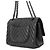 Borsa a tracolla con catena Chanel 2.55 Nero - vista 2