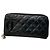 Cartera larga de cordero Cambon Chanel Negro