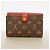 Cartera Compacta Louis Vuitton Monogram Pallas en Cerise Fucsia - vista 8