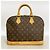 Borsa Louis Vuitton Alma Monogram Marrone - vista 9