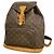 Zaino Louis Vuitton Monogram Montsouris GM Marrone