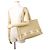 Triomphe Céline Celine Canvas Tote Bag in Elfenbein Roh - Ansicht 4