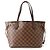 Borsa Tote Louis Vuitton Damier Ebene Neverfull PM Rosso