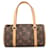 Borsa Louis Vuitton Monogram Mini Papillon Marrone
