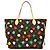 Borsa Tote Louis Vuitton Monogram Neverfull MM Marrone Multicolore - vista 8