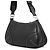 Borsa a tracolla in pelle nera Prada Nero - vista 2