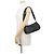 Borsa a tracolla in pelle nera Prada Nero - vista 4