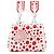 Cluny Borsa a tracolla in pelle Epi Louis Vuitton Bianco Rosso