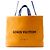 Borsa Tote in pelle zafferano Louis Vuitton D'oro