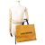 Borsa Tote in pelle zafferano Louis Vuitton D'oro - vista 4