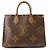 Louis Vuitton Monogram Reverse Giant OnTheGo MM Tote Bag Rot Monogramm