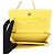 Portafoglio a Spalla Chanel Classic Matelassé Giallo - vista 6