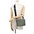 Borsa a Spalla Prada Khaki Saffiano Cachi - vista 5