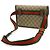 Borsa Gucci GG Supreme Metal Cat Head Sherry Line Marrone Rosso Beige Verde Cachi - vista 3