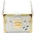 Petite Malle Louis Vuitton Epi Metallic Schultertasche Silber Golden