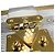 Petite Malle Louis Vuitton Epi Metallic Schultertasche Silber Golden - Ansicht 13