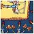 Hermès Sciarpa Hermes Carre 90 LES ARTIFICIERS Blu Multicolore Giallo - vista 6