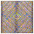 Hermès Sciarpa Hermes Carre 90 QALAMDAN Marrone Multicolore  - vista 3