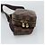 Louis Vuitton Geronimos Waist Damier Ebene Marrone - vista 3