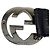 Cinturón Gucci Guccissima con hebilla Interlocking G en cuero negro - vista 6