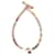 Collana Bride PM in seta multicolore Hermès  - vista 1