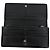 Céline Portafoglio lungo Celine Triomphe-Embossed in pelle nera Nero - vista 8