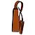 Pochette Small Heel di Loewe in pelle marrone - vista 3