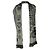 Alexander Mcqueen Schal mit Print und Fransen aus grauer Wolle - Ansicht 2