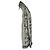 Alexander Mcqueen Schal mit Print und Fransen aus grauer Wolle - Ansicht 3