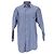 Camicia Etro a righe con logo ricamato in cotone azzurro Blu Blu chiaro