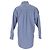 Camicia Etro a righe con logo ricamato in cotone azzurro Blu Blu chiaro - vista 3