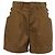 Short plisado Fairy en algodón marrón Isabel Marant Castaño Roja