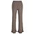 Acne Studios gerippte gerade Hose aus brauner Viskose Rot - Ansicht 3