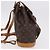 Louis Vuitton Montsouris Monogram MM Marrone - vista 4
