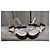 Nine West Sandali Piatti in Pelle Marrone Nero - vista 4