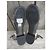 Nine West Sandali Piatti in Pelle Marrone Nero - vista 5