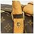 Borsa Boston Louis Vuitton Monogram Keepall 55 Marrone - vista 10