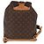 Louis Vuitton Montsouris Monogram GM Marrone - vista 2