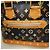 Borsa Louis Vuitton Alma PM Multi-color Nero - vista 9