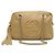 Borsa a tracolla con catena Soho di Gucci Beige