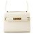 Borsa a tracolla Manhattan Mini in pelle Saint Laurent Paris Bianco